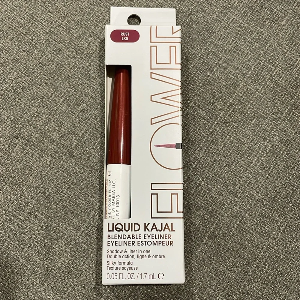 FLOWER BEAUTY Liquid Kajal Blendable Eyeliner Straight Line or Shadow In Rust